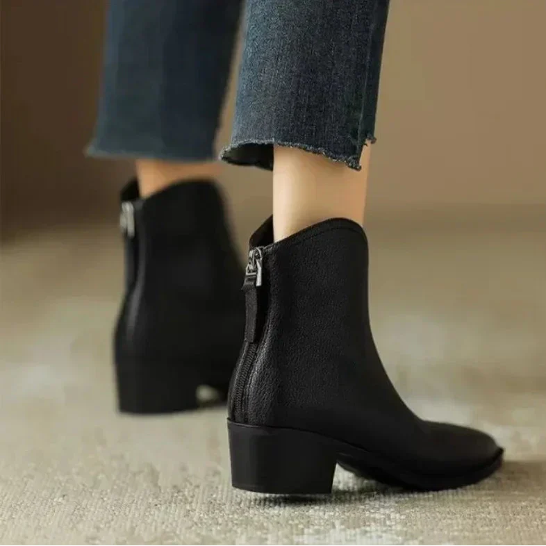 Kayleah | Women’s Premium Leather Ankle Boots