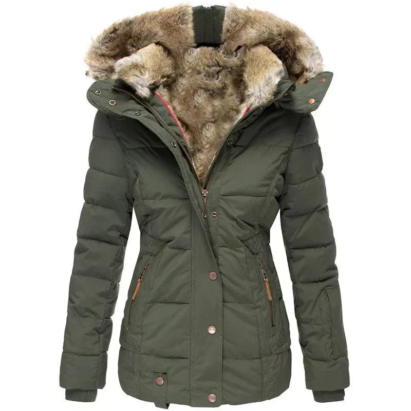 Maisie | Women’s Faux Fur Hooded Puffer Jacket