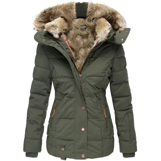 Maisie | Women’s Faux Fur Hooded Puffer Jacket