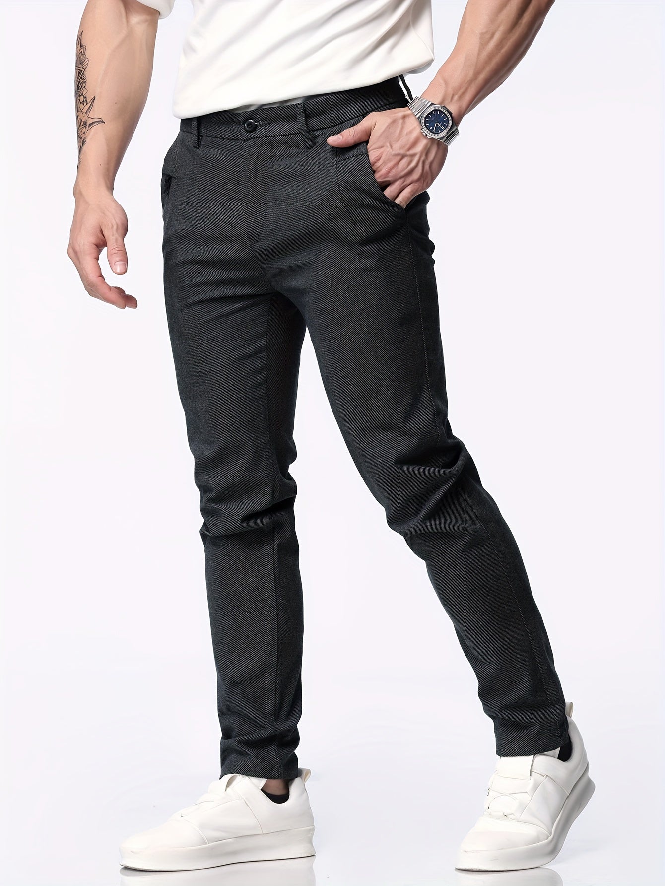 Manio | Men’s Slim Fit Trousers
