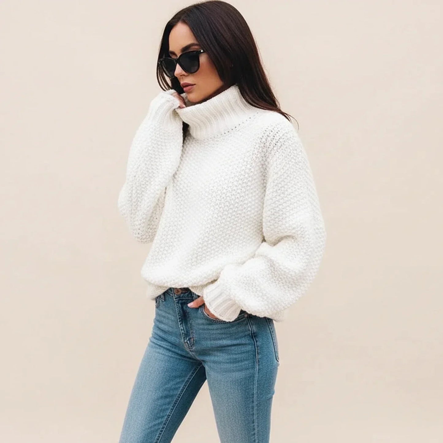 Marille | Women’s Oversized Chunky Knit Sweater