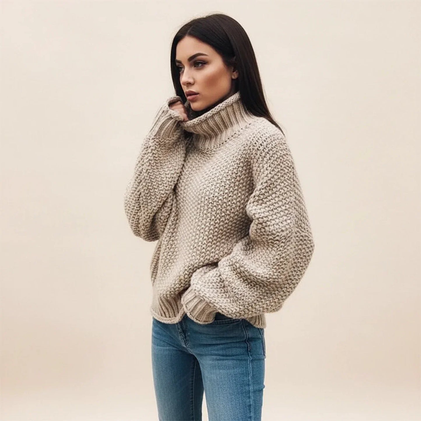 Marille | Women’s Oversized Chunky Knit Sweater