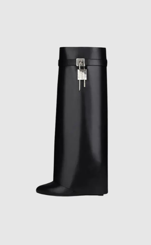 Marley | Women’s Sculptural Knee High Wedge Boots