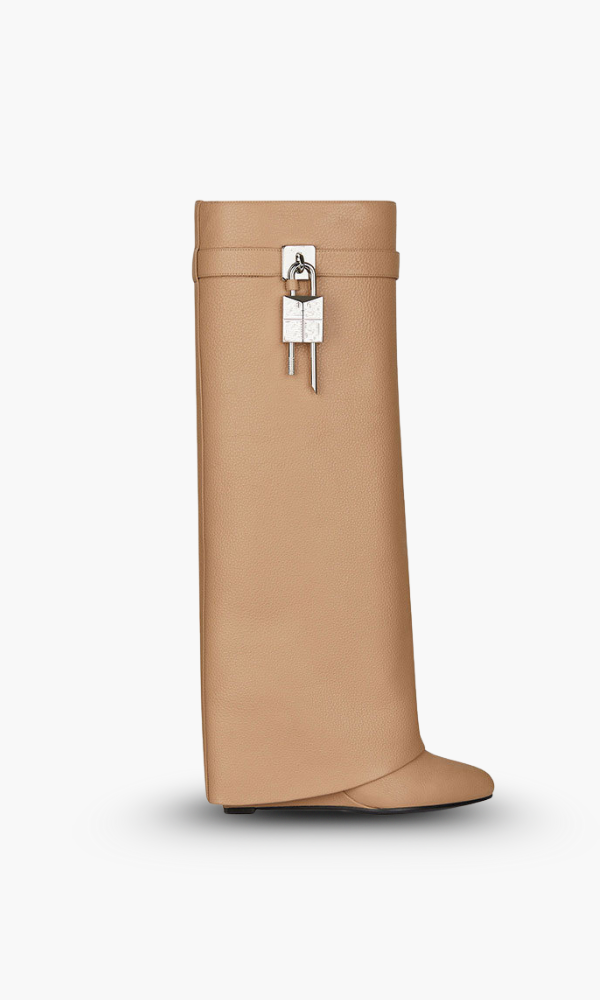 Marley | Women’s Sculptural Knee High Wedge Boots