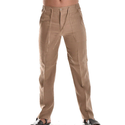 Larry | Men’s Casual Linen Trousers