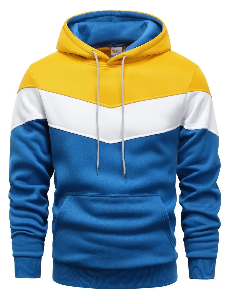 Trevor | Men’s Color Block Graphic Hoodie