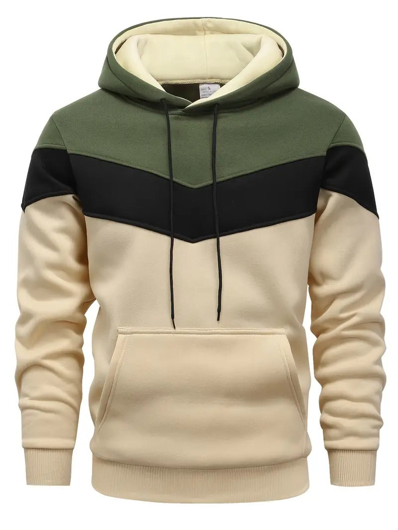 Trevor | Men’s Color Block Graphic Hoodie