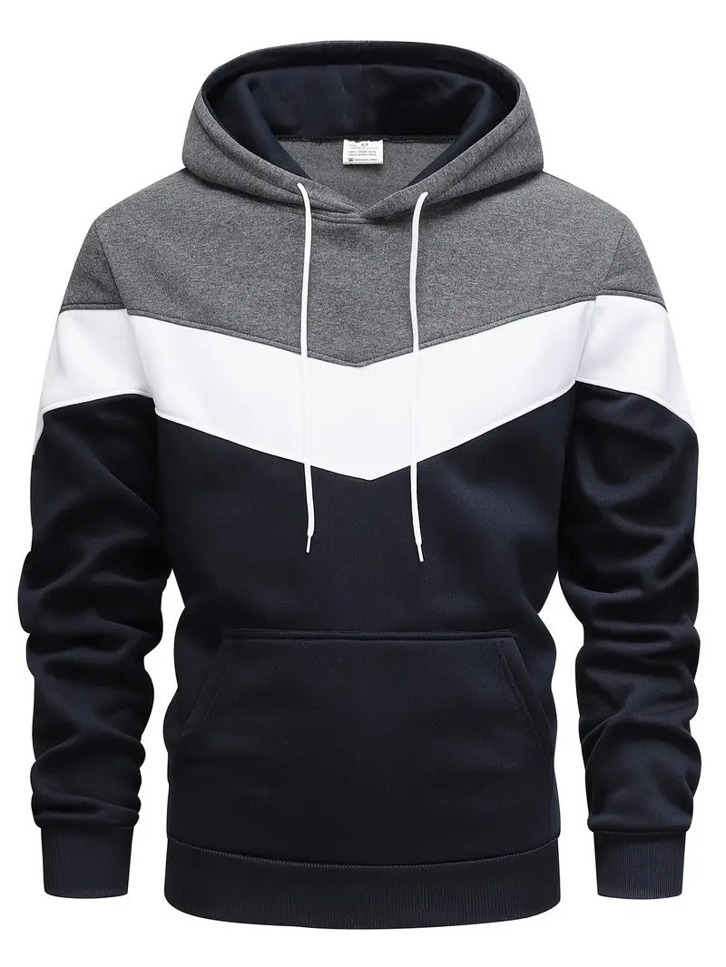Trevor | Men’s Color Block Graphic Hoodie