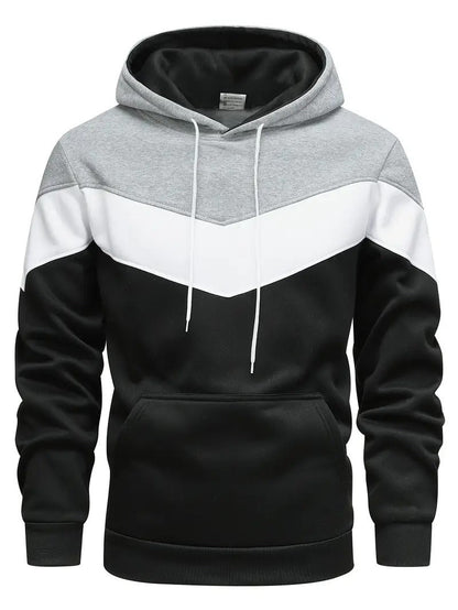 Trevor | Men’s Color Block Graphic Hoodie