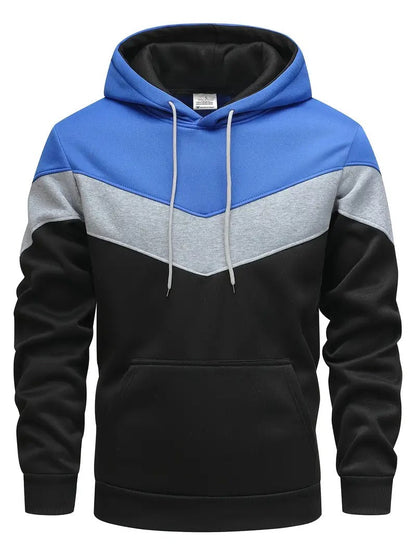 Trevor | Men’s Color Block Graphic Hoodie