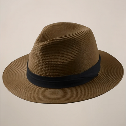 Solviero | Men’s Handmade Panama Wide Brim Hat
