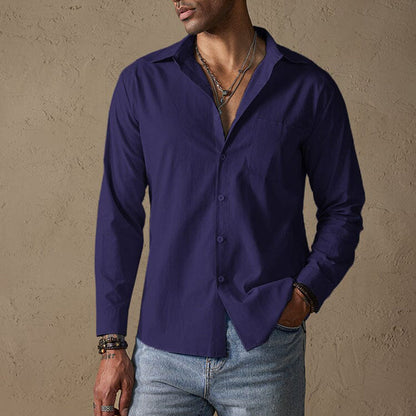 Sierro | Men’s Casual Linen Shirt