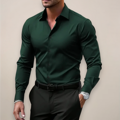 Cavero | Men’s Classic Notched Collar Button Shirt