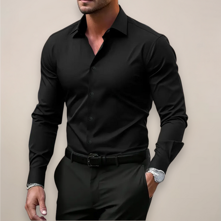 Cavero | Men’s Classic Notched Collar Button Shirt