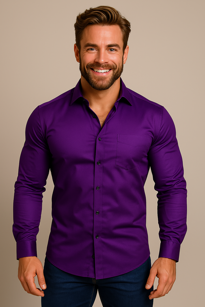 Gregor | Men’s Structured Wrinkle-Free Button-Up Shirt