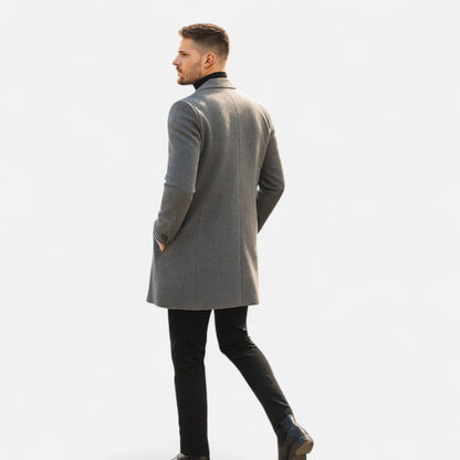Drakey | Men’s Tailored Long Trench Coat