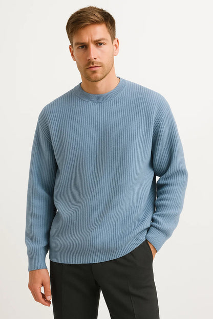 Jastine | Men’s Oversized Ribbed Knit Sweater