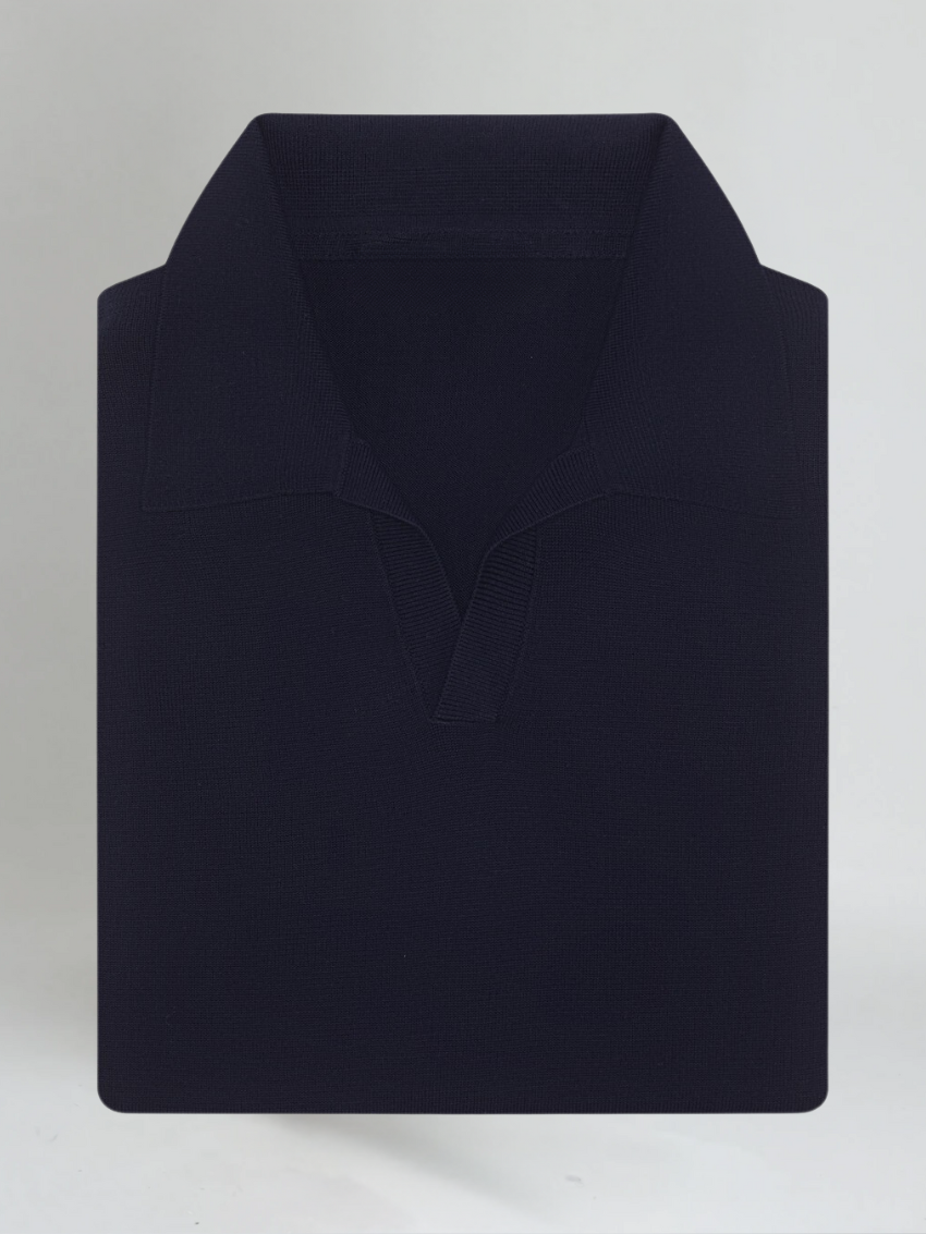 Wilfred | Men’s Buttonless Knitted Polo Shirt