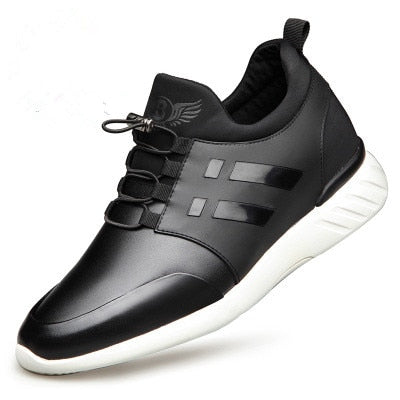 Travis | Men’s Premium Faux Leather Comfort Sneakers