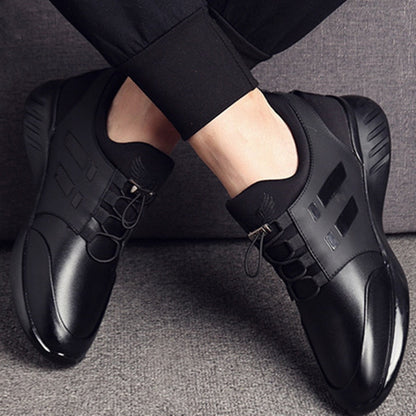 Travis | Men’s Premium Faux Leather Comfort Sneakers