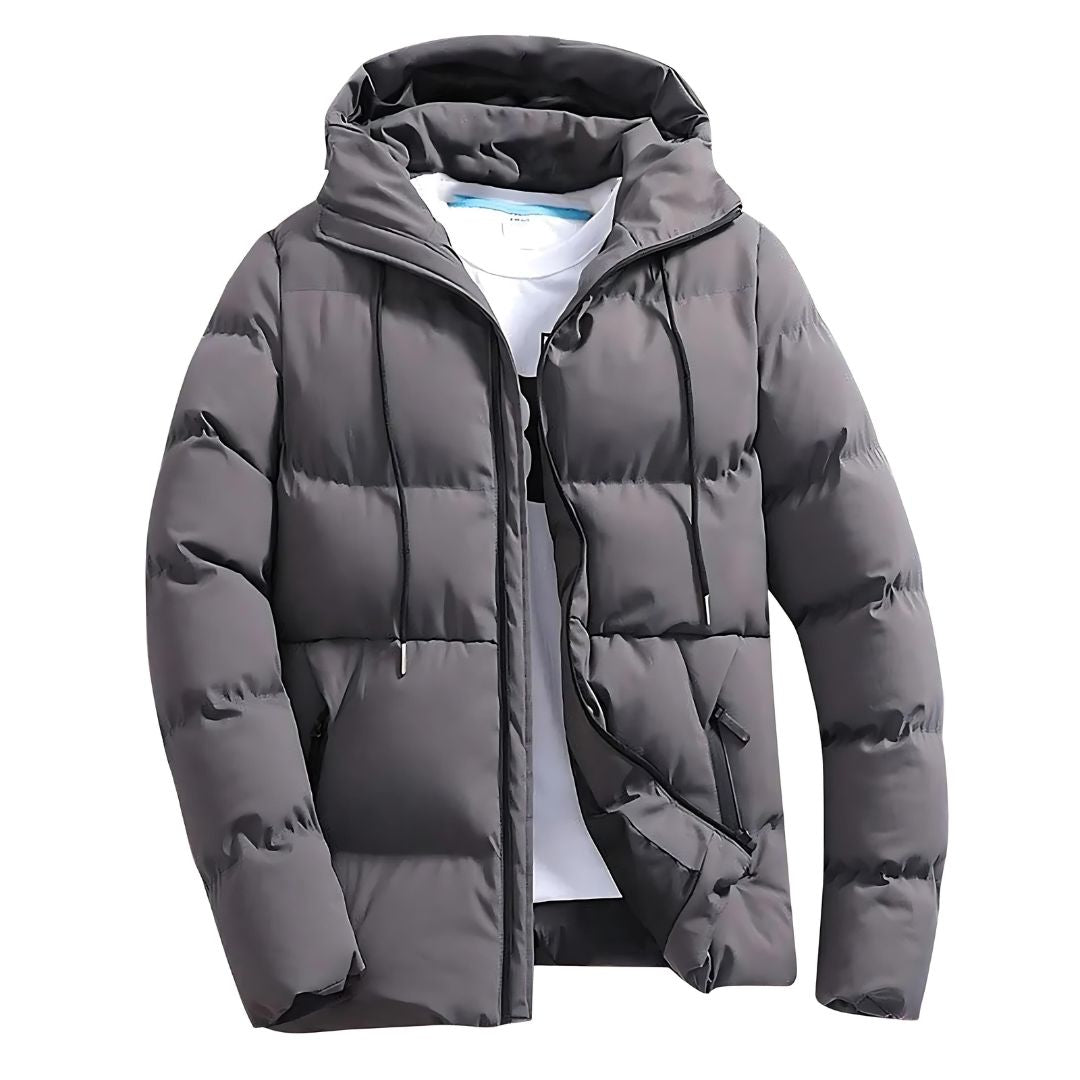 Nordvik | Men’s Puffer Winter Jacket with Hood