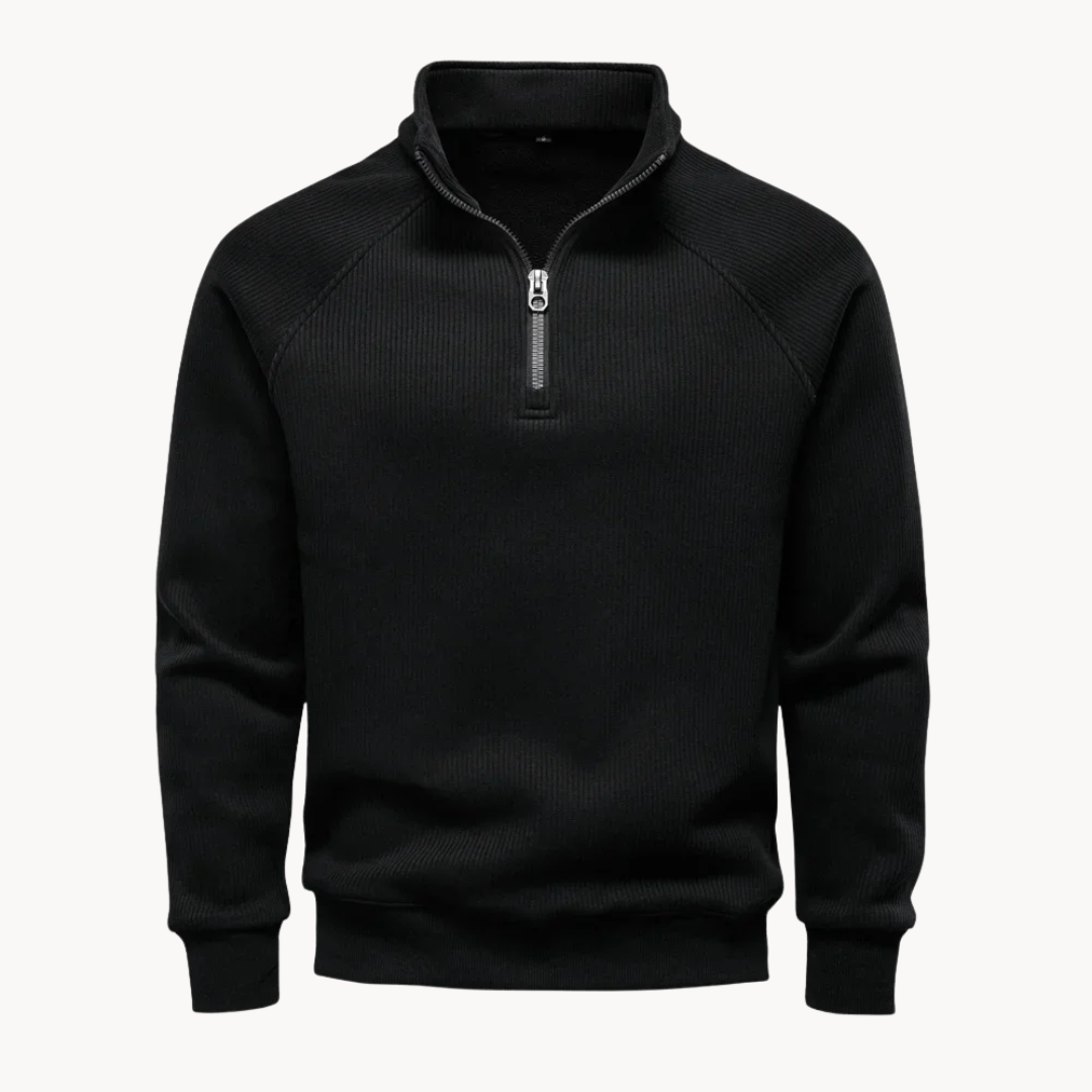 Bernard | Men’s Quarter Zip Pullover Sweater