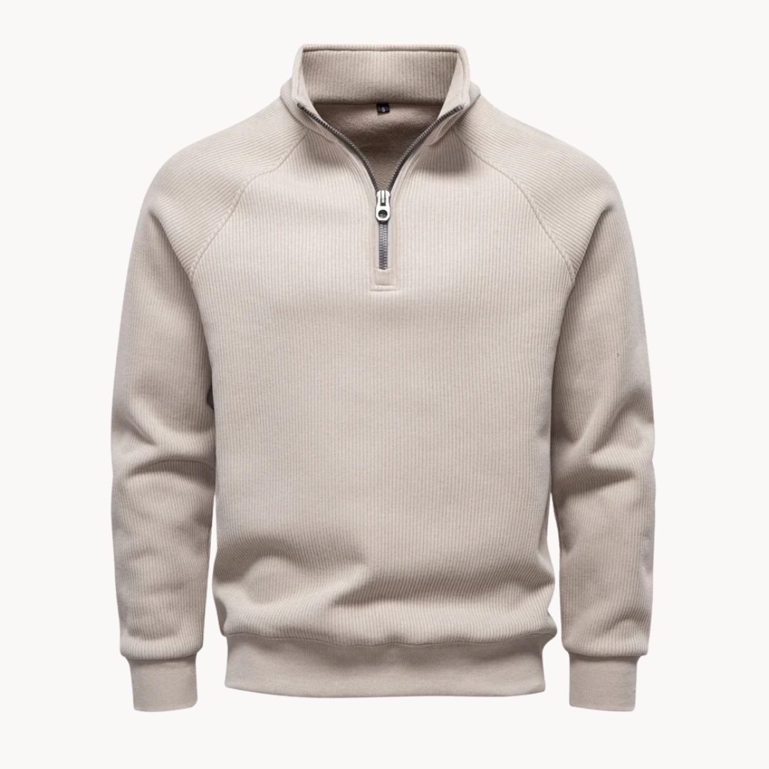 Bernard | Men’s Quarter Zip Pullover Sweater