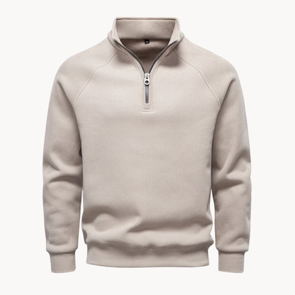 Bernard | Men’s Quarter Zip Pullover Sweater