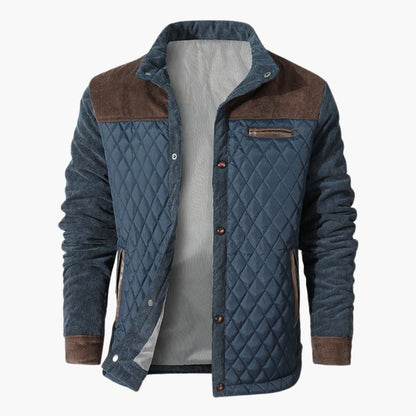 Quane | Men’s Quilted Jacket with Stand-Up Collar