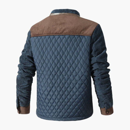 Quane | Men’s Quilted Jacket with Stand-Up Collar