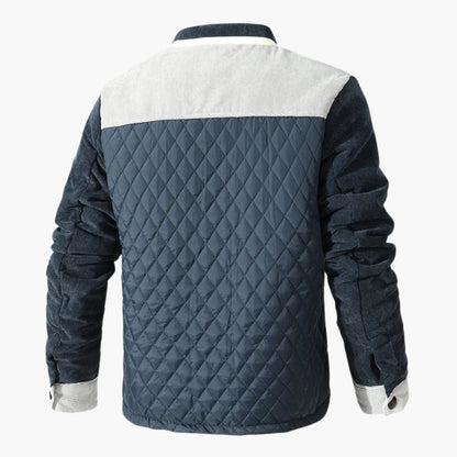 Quane | Men’s Quilted Jacket with Stand-Up Collar