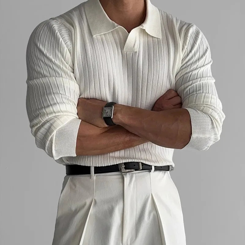 Paolo | Men’s Ribbed Polo Shirt