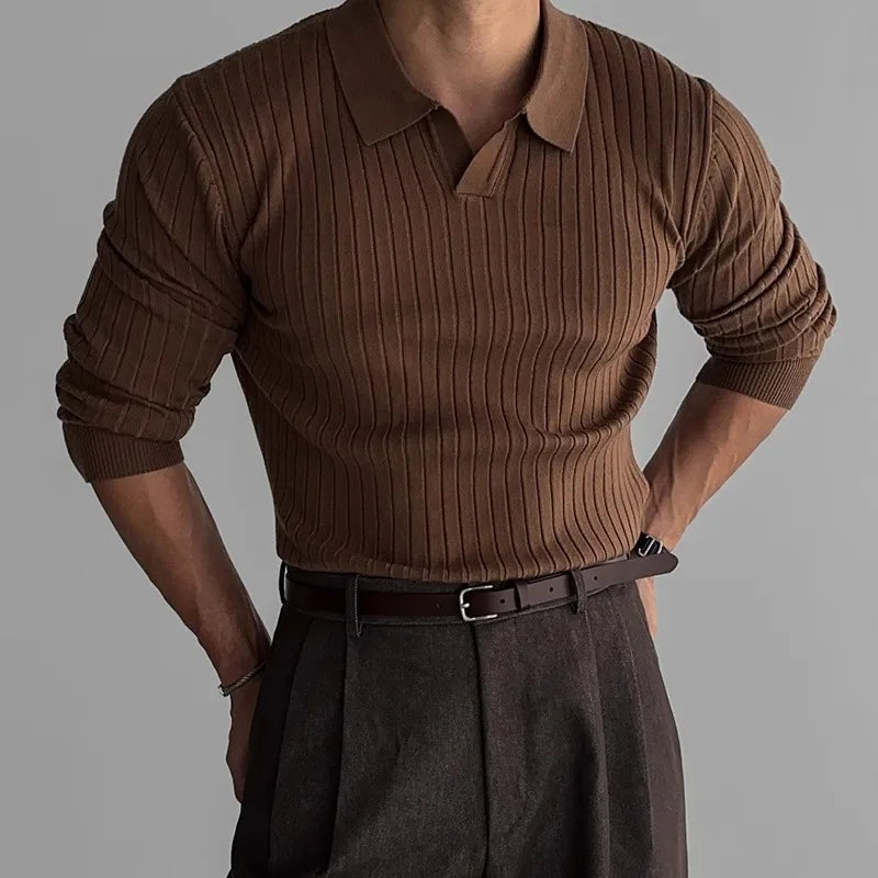 Paolo | Men’s Ribbed Polo Shirt