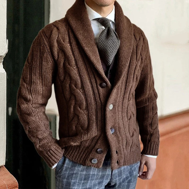 Ganes | Men’s Knitted Winter Cardigan