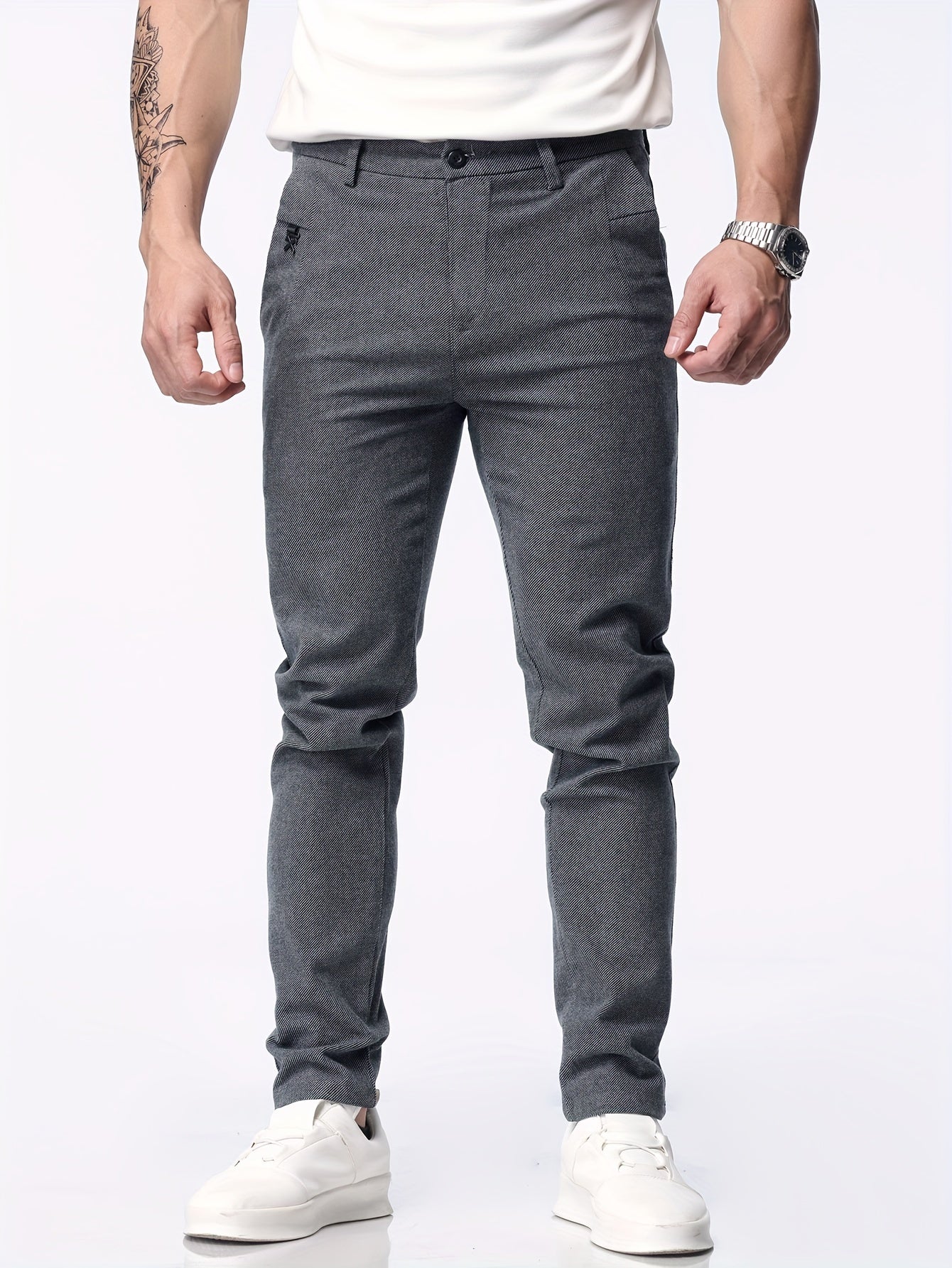 Manio | Men’s Slim Fit Trousers