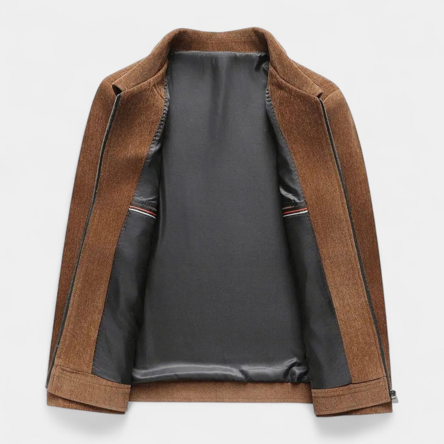 Terrence | Men’s Textured Harrington Super Shirt