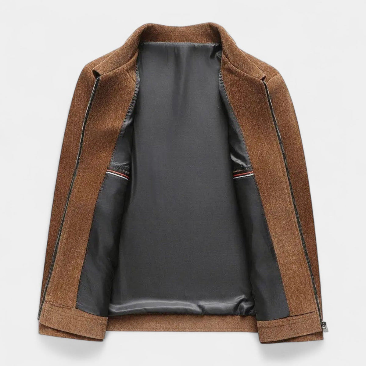 Terrence | Men’s Textured Harrington Super Shirt