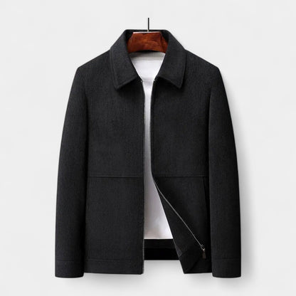 Terrence | Men’s Textured Harrington Super Shirt