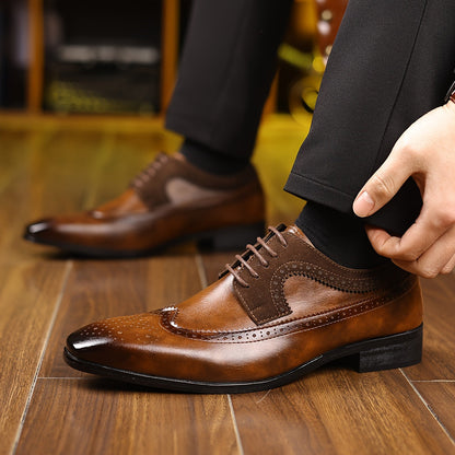 Creston | Men’s Two-Tone Wingtip Brogue Oxfords