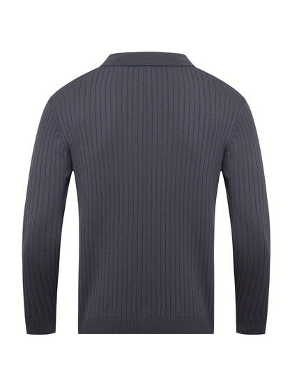 Charlon | Men’s V-Neck Knit Sweater