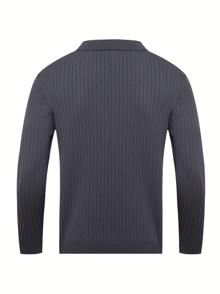 Charlon | Men’s V-Neck Knit Sweater