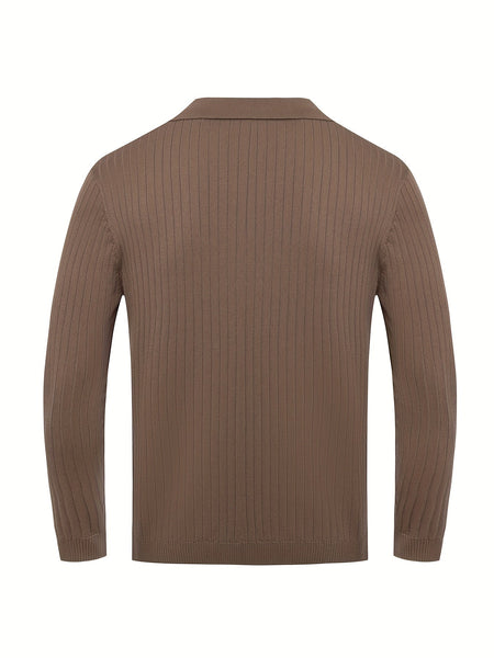 Charlon | Men’s V-Neck Knit Sweater