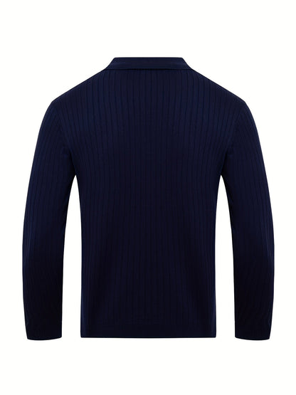 Charlon | Men’s V-Neck Knit Sweater