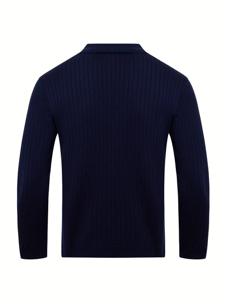 Charlon | Men’s V-Neck Knit Sweater