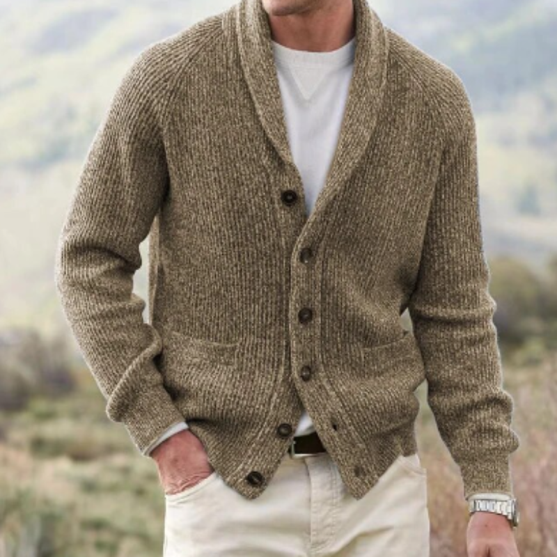 Eldric | Men’s Vintage Wool V-Neck Vest
