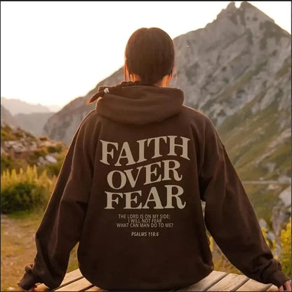 Mirane | Unisex Faith Over Fear Graphic Hoodie