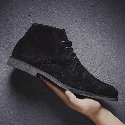 Nebula | Men’s Suede Lace-Up Chelsea Boots