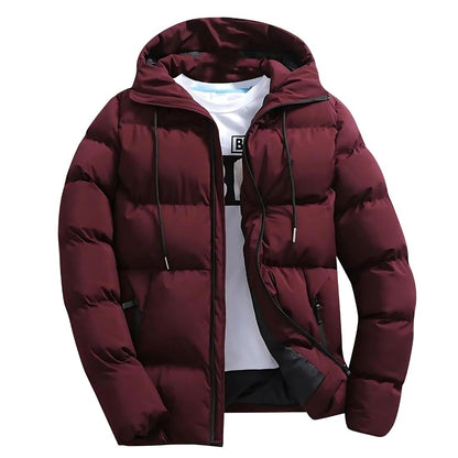 Nordvik | Men’s Puffer Winter Jacket with Hood