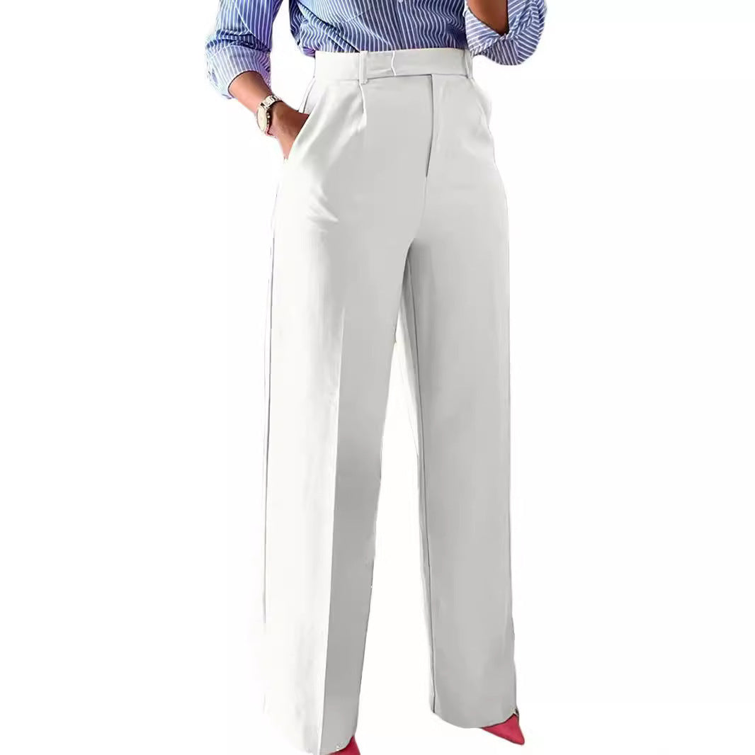 Ofira | Women’s High-Waist Tailored Wide Leg Trousers