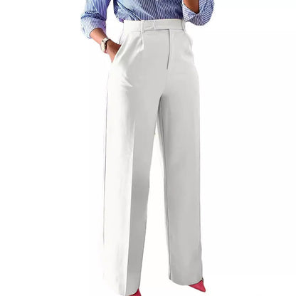 Ofira | Women’s High-Waist Tailored Wide Leg Trousers